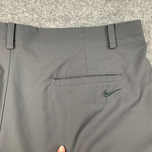 Nike Golf Short Mens 40 Grey Mid Rise Standard Dri Fit Lightweight Moisture Wick - Picture 8 of 12